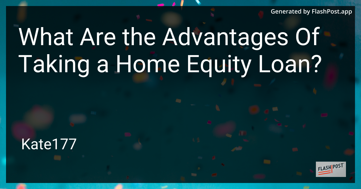Home Equity Loan