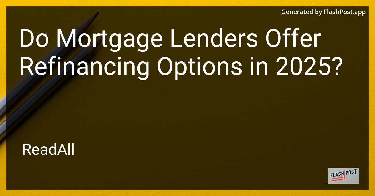 Mortgage Options