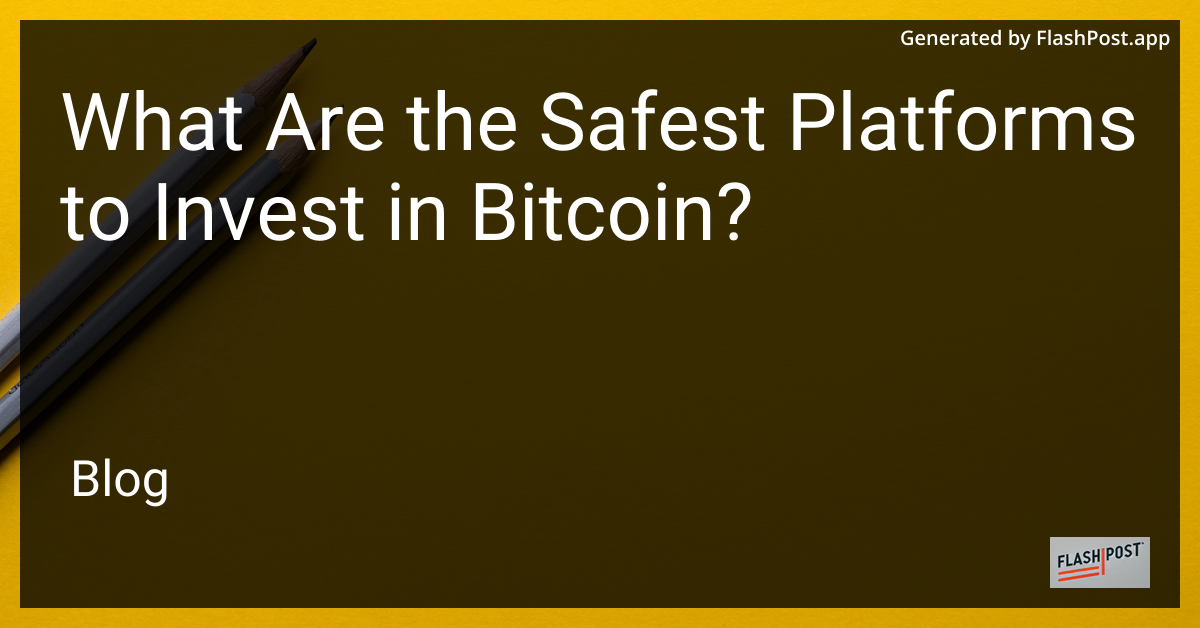 Bitcoin Investment