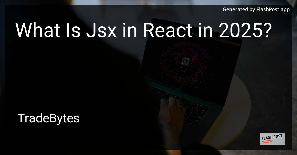 JSX in React 2025