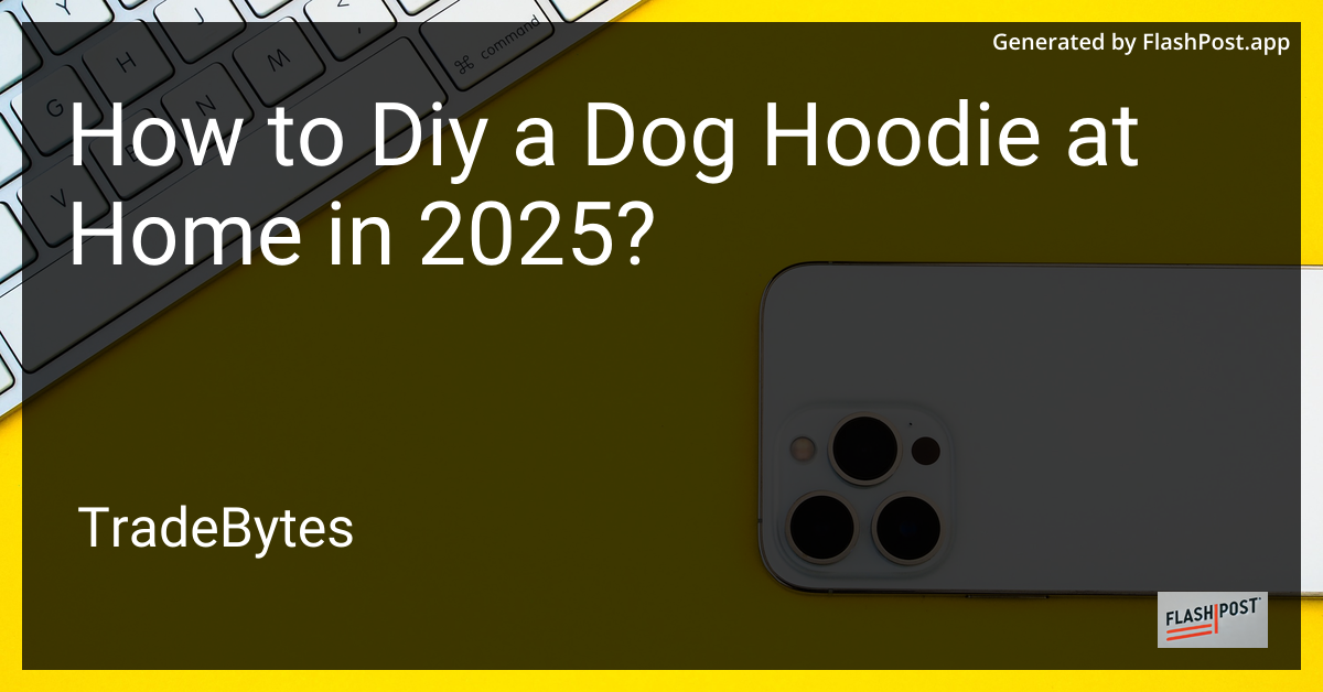 DIY Dog Hoodie