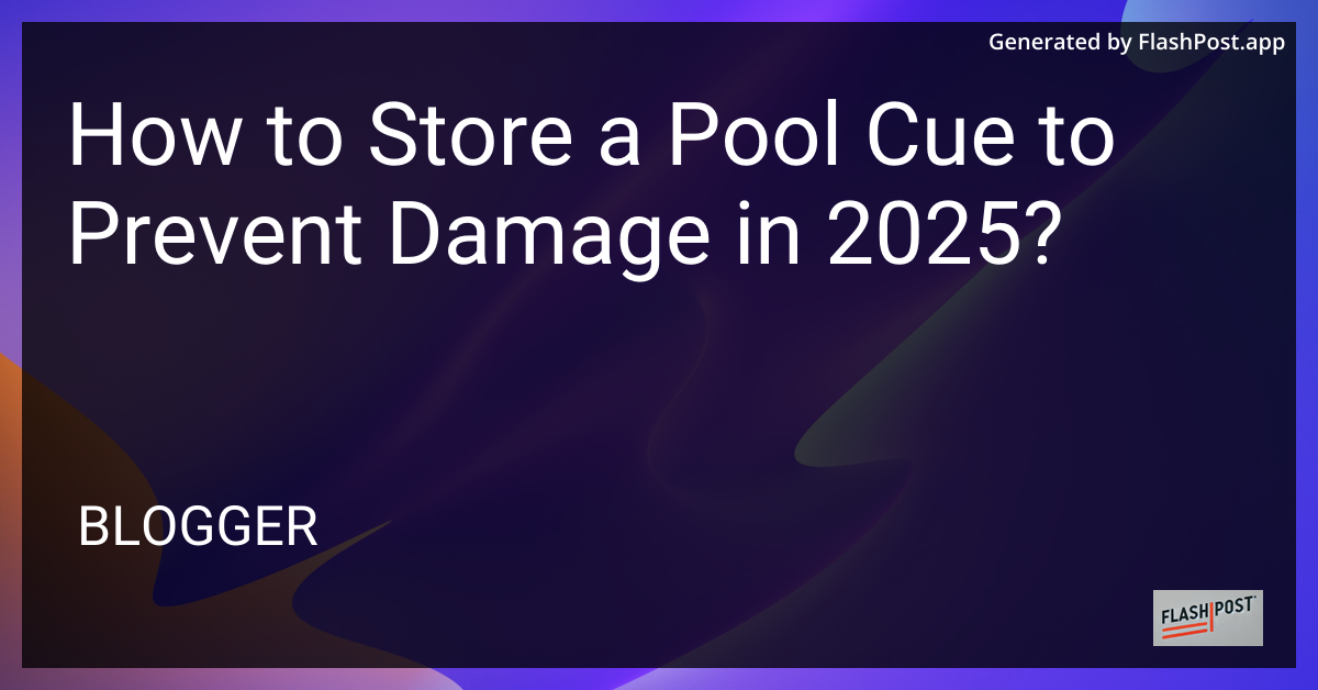 Pool Cue