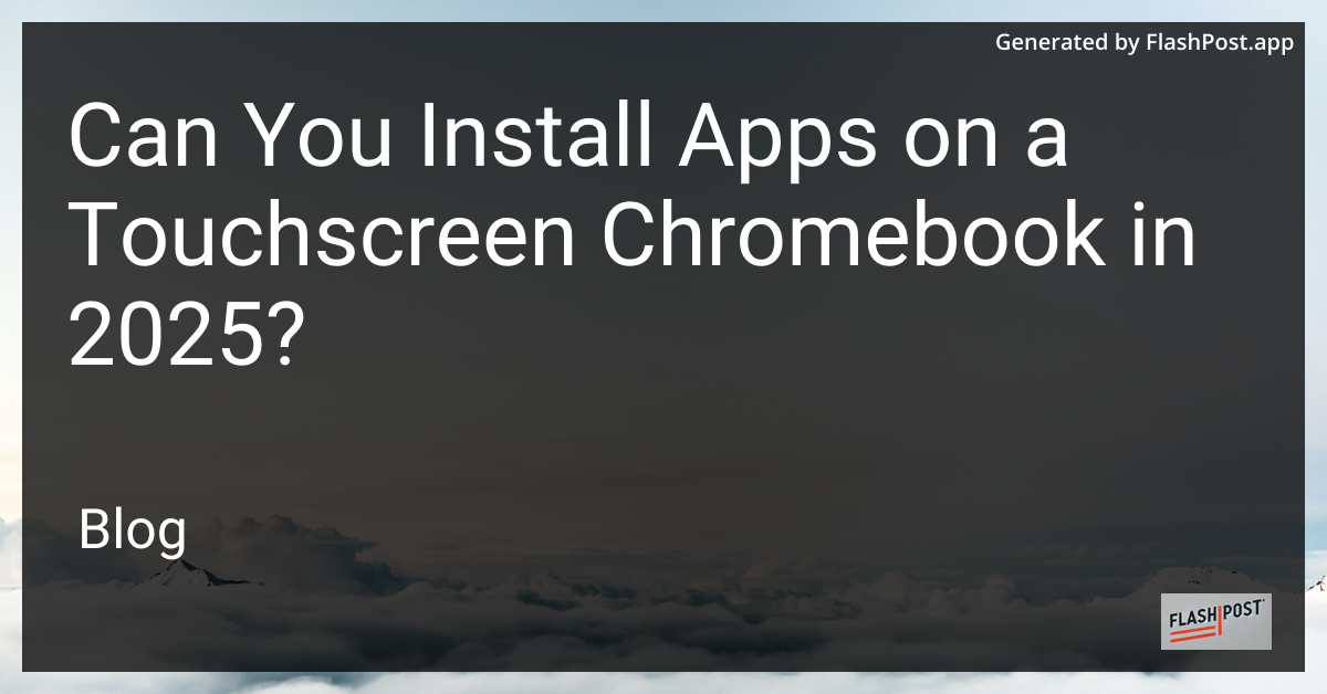 Chromebook 2025
