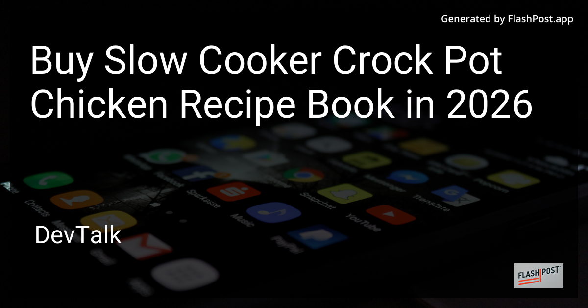 Buy Slow Cooker Crock Pot Chicken Recipe Book in 2026