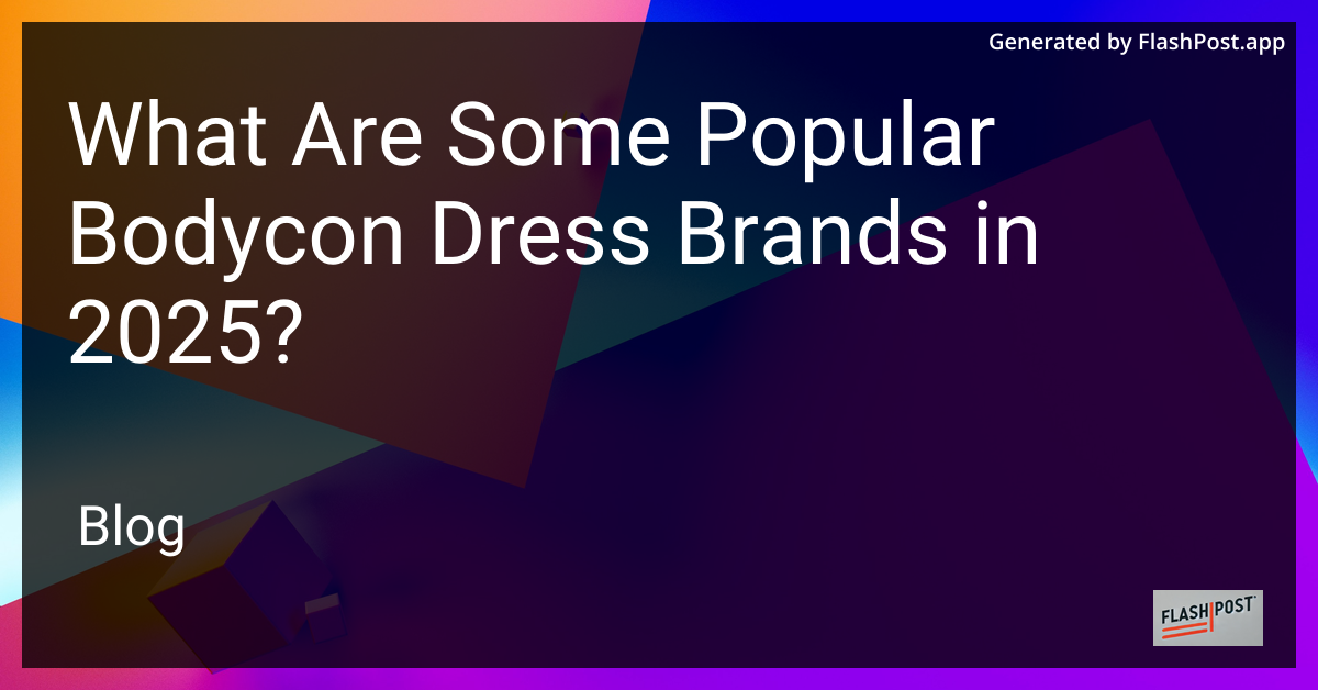 Bodycon Dress Image
