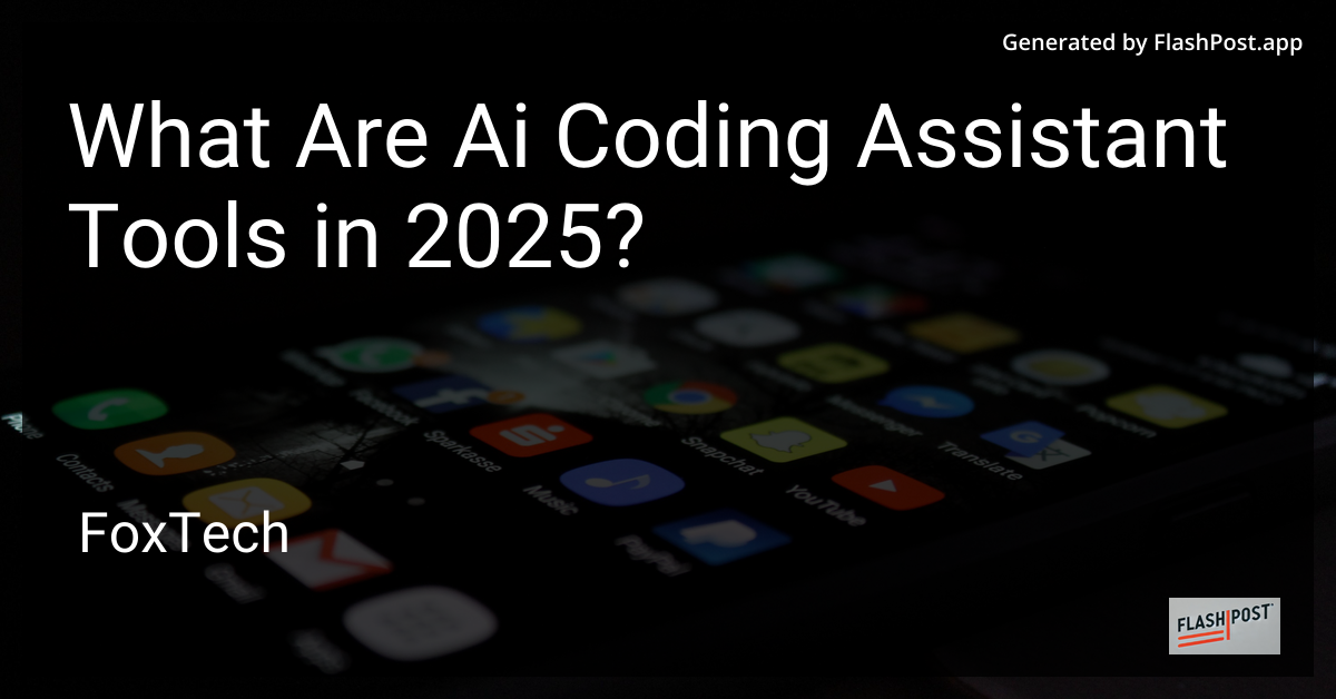 AI Coding Assistant Tools