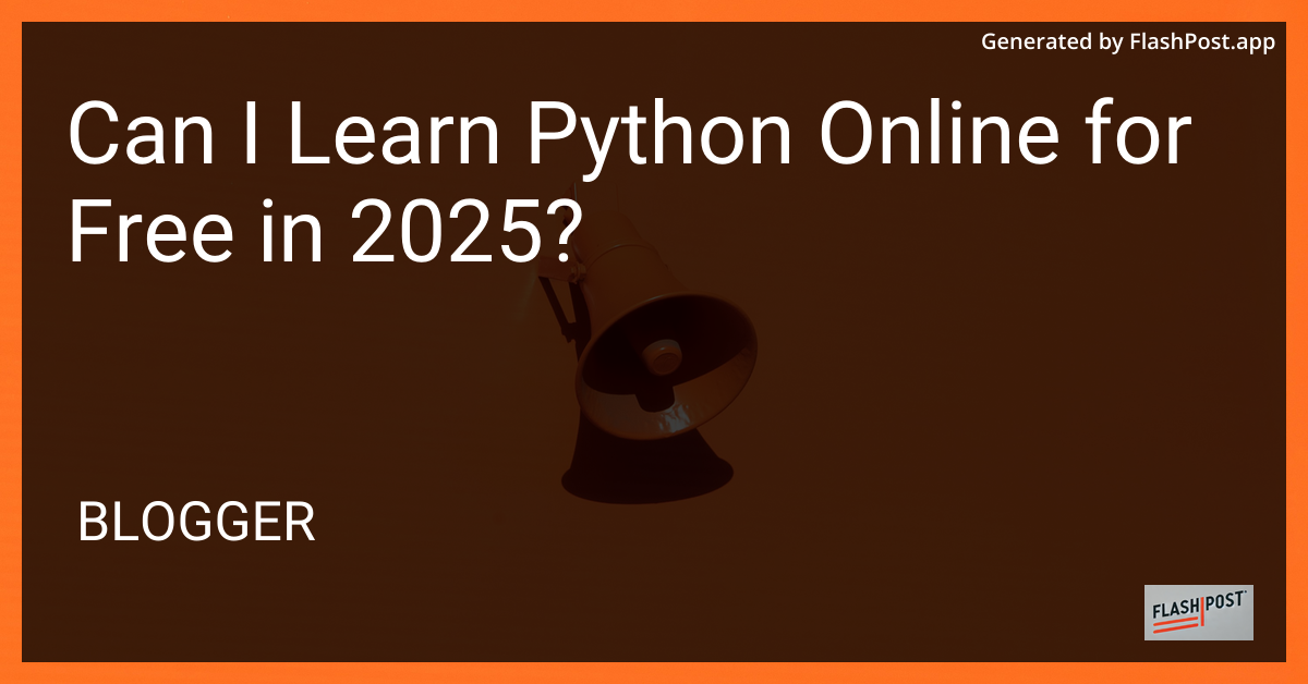 Learn Python Online