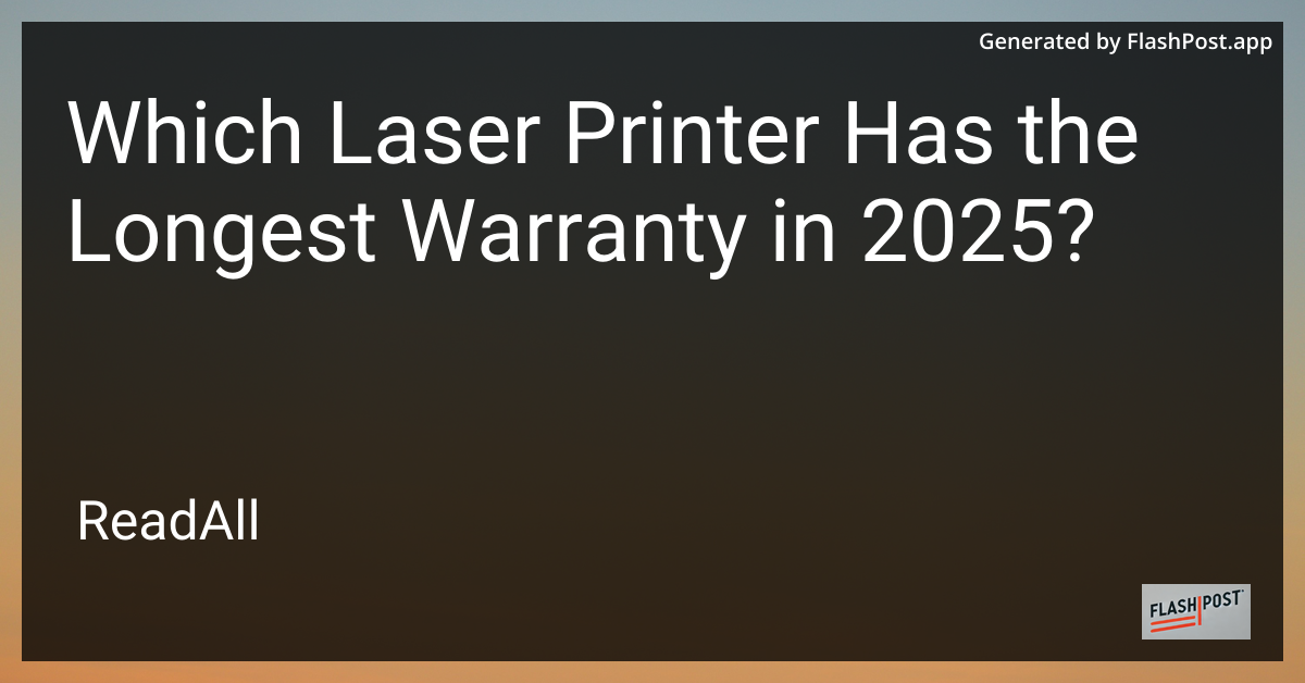 Laser Printer Image