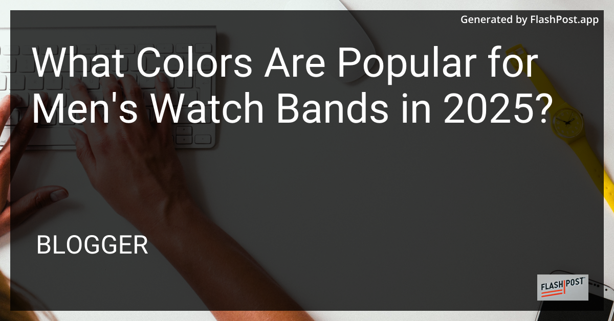 Men’s Watch Bands