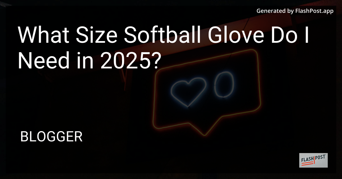 Softball Glove