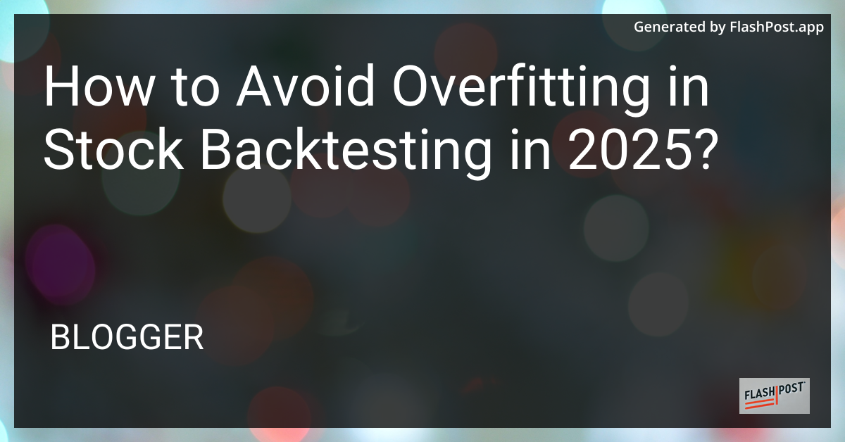 Stock Backtesting