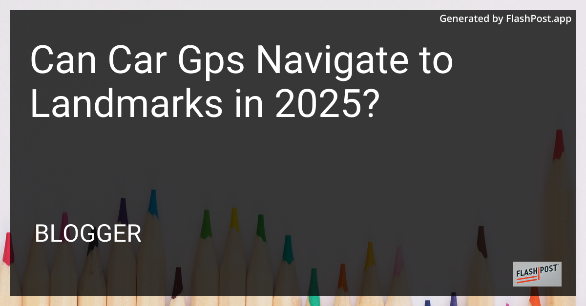 Car GPS Navigation