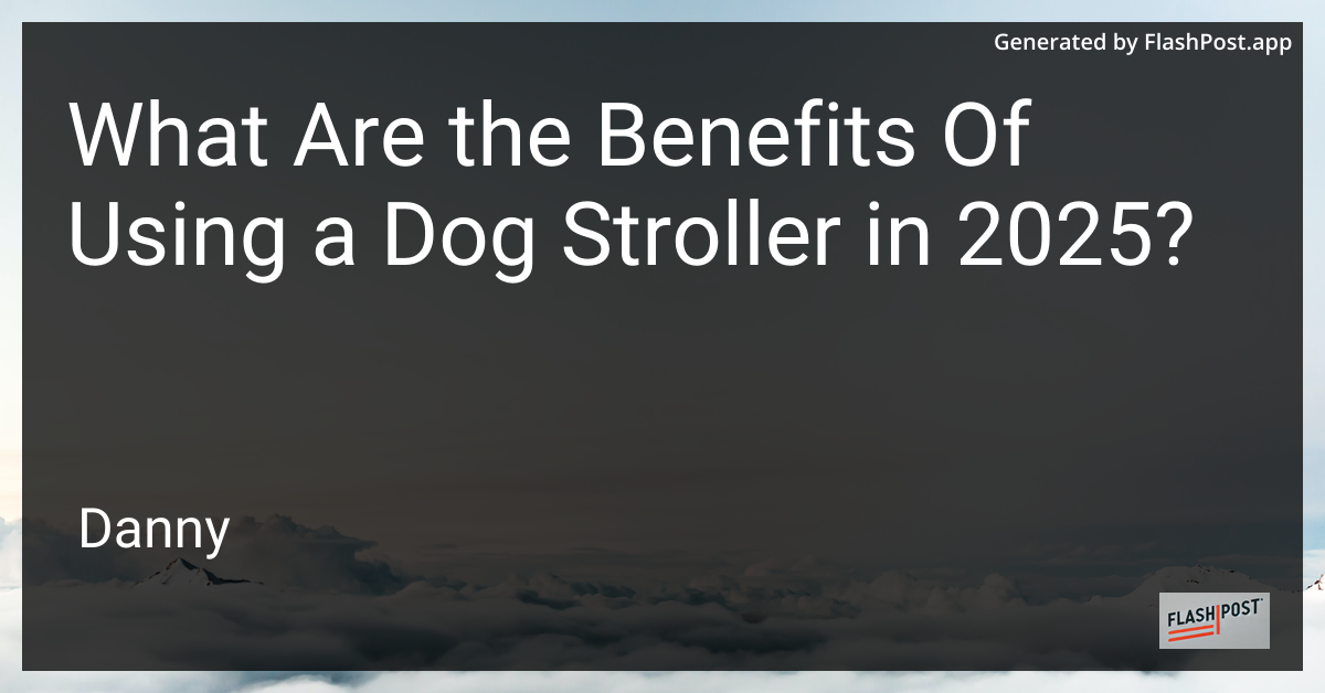 Dog Stroller