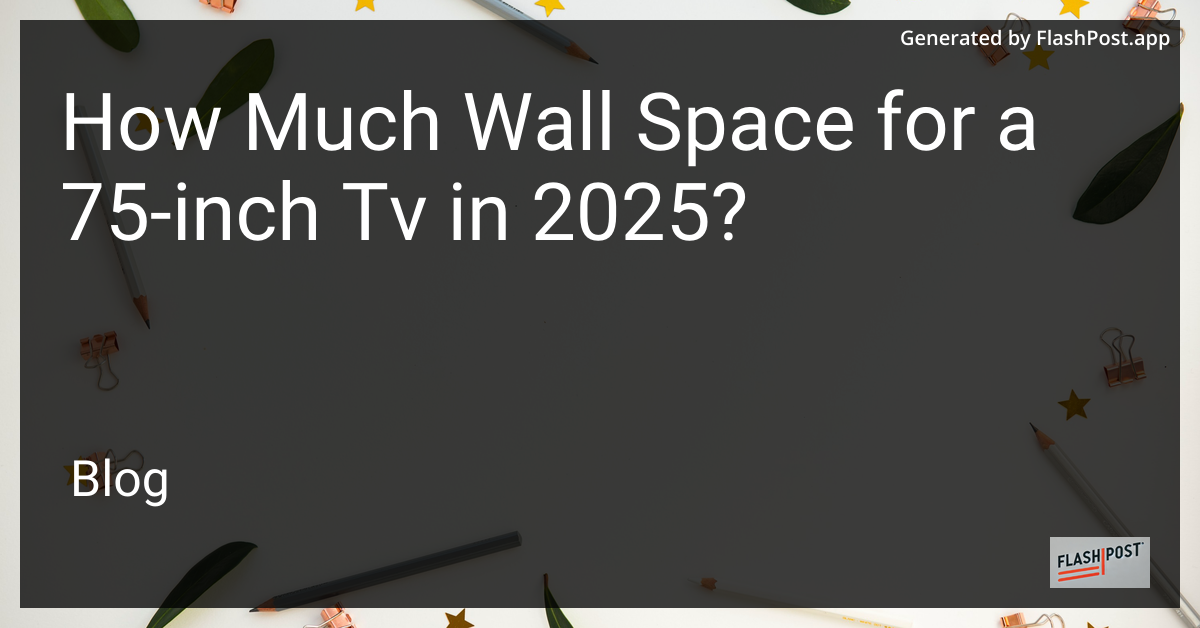 75-Inch TV Illustration