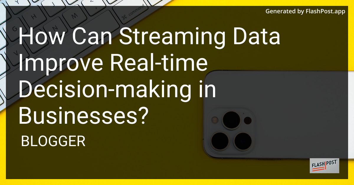 Streaming Data