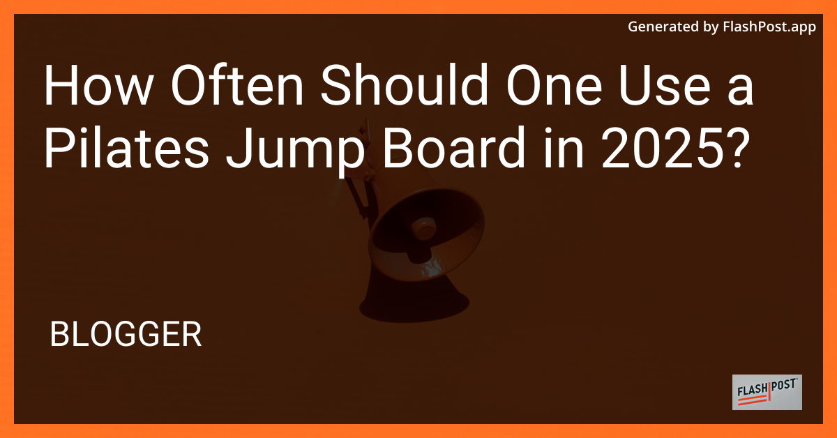 Pilates Jump Board
