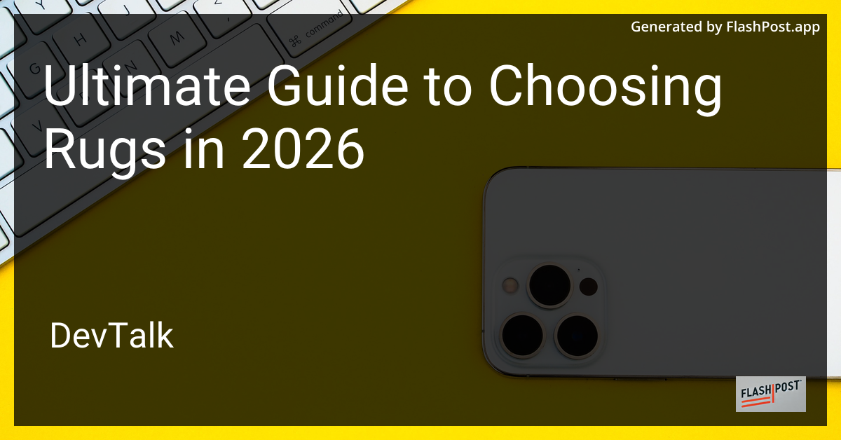 Ultimate Guide to Choosing Rugs in 2026