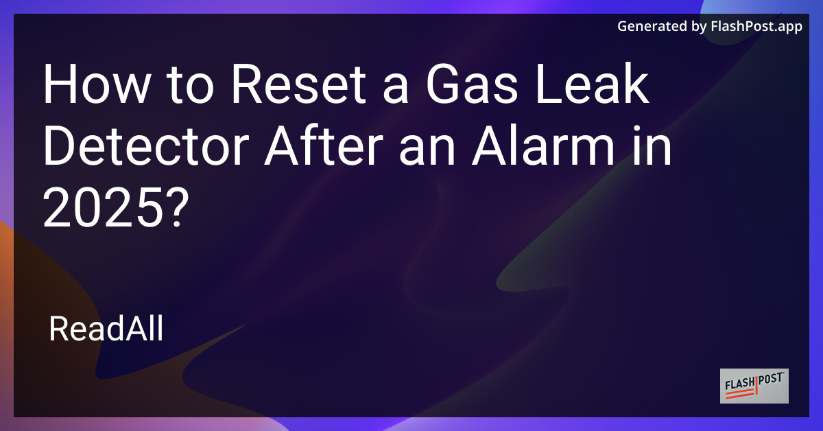 Gas Leak Detector