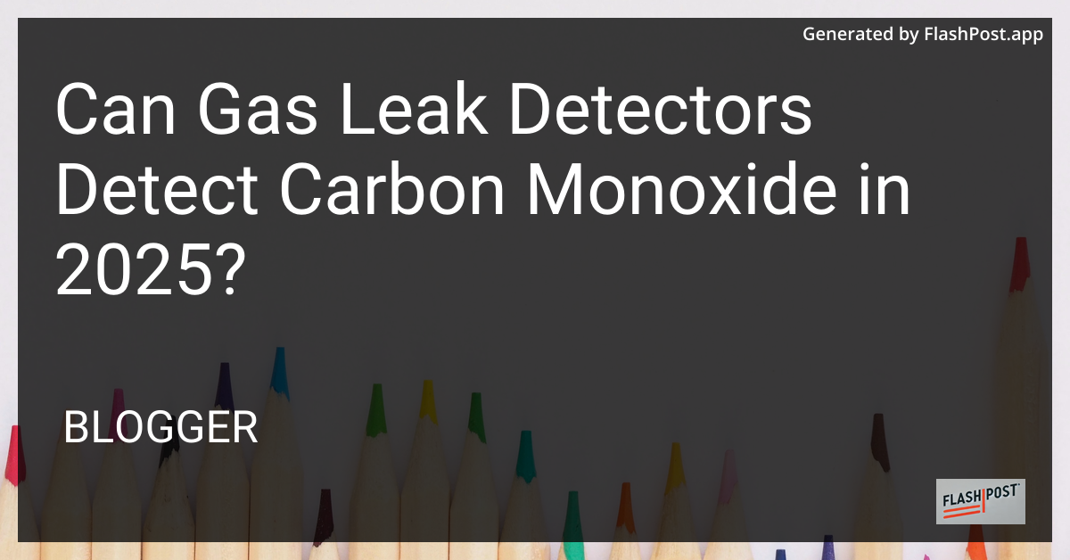 Gas Leak Detection