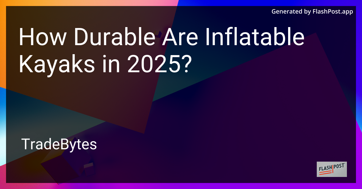 Inflatable Kayak