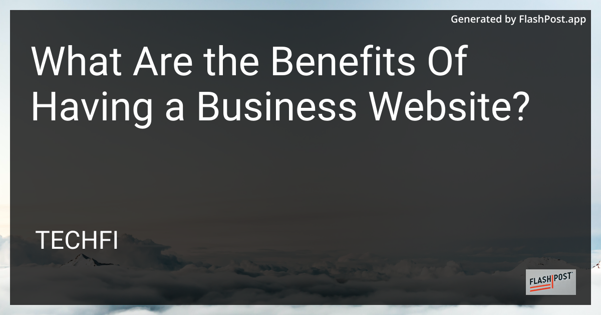 Business Website