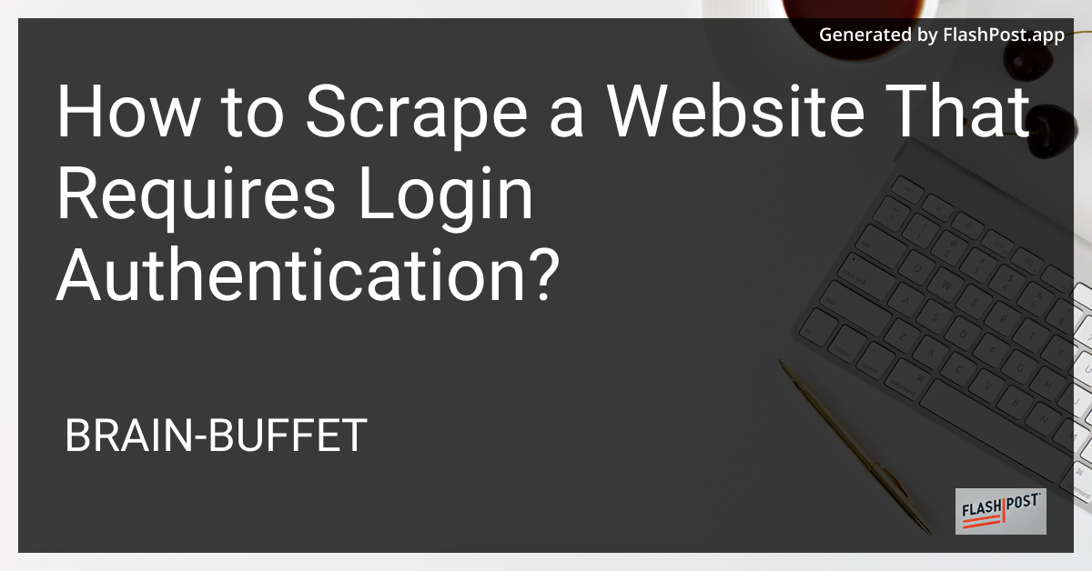 Website Scraping