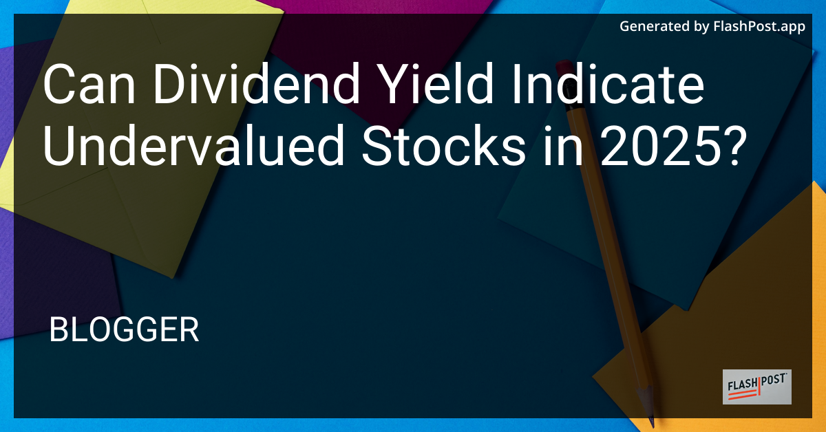 Dividend Yield Indicator