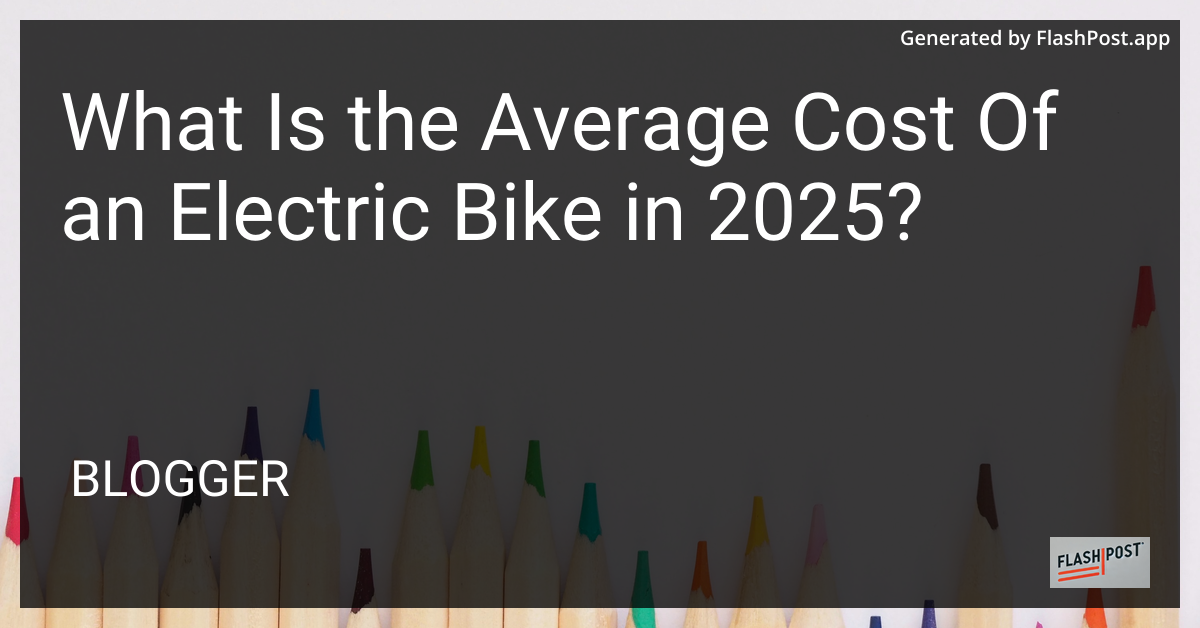Electric Bike