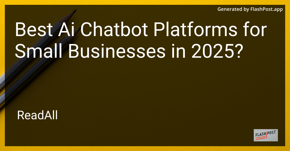 AI Chatbot Platforms