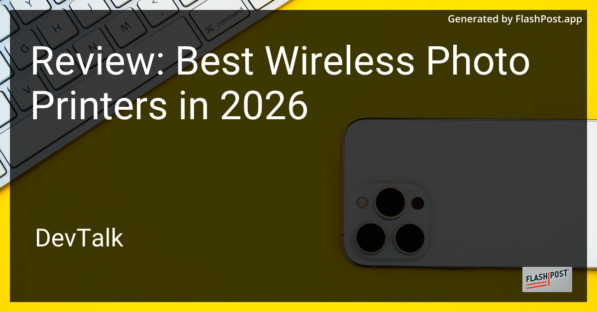 Review: Best Wireless Photo Printers in 2026