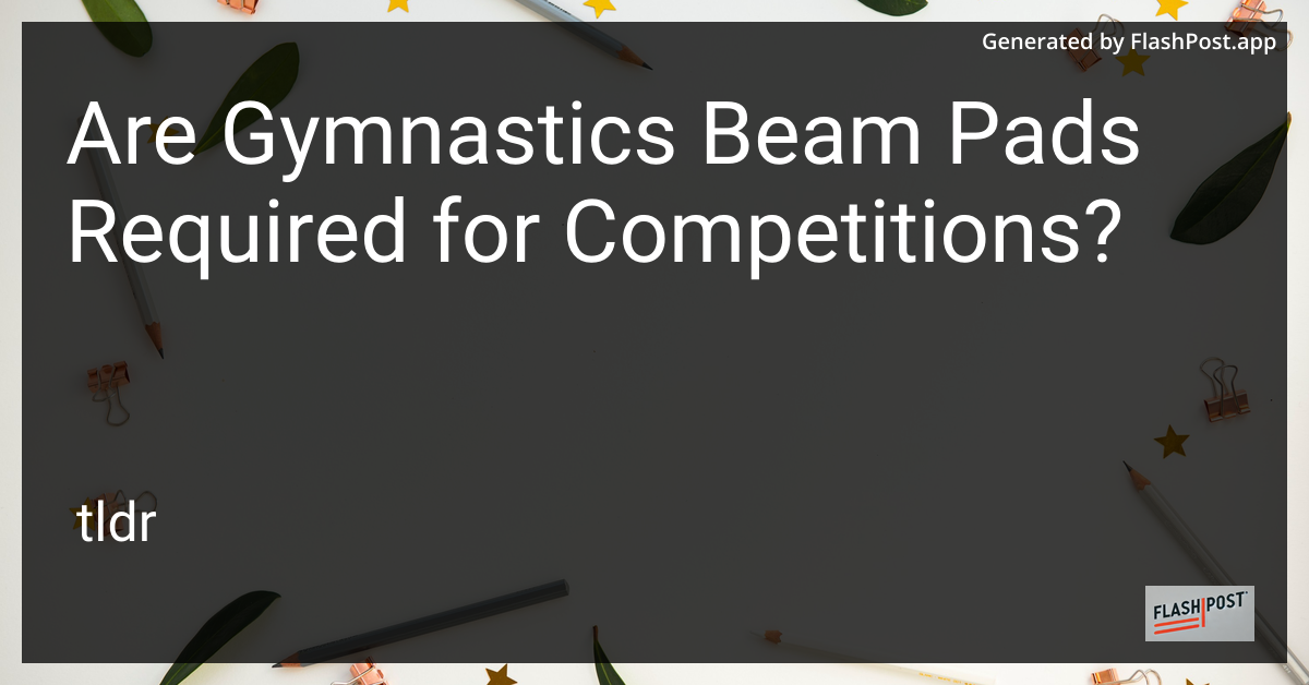 Gymnastics Beam