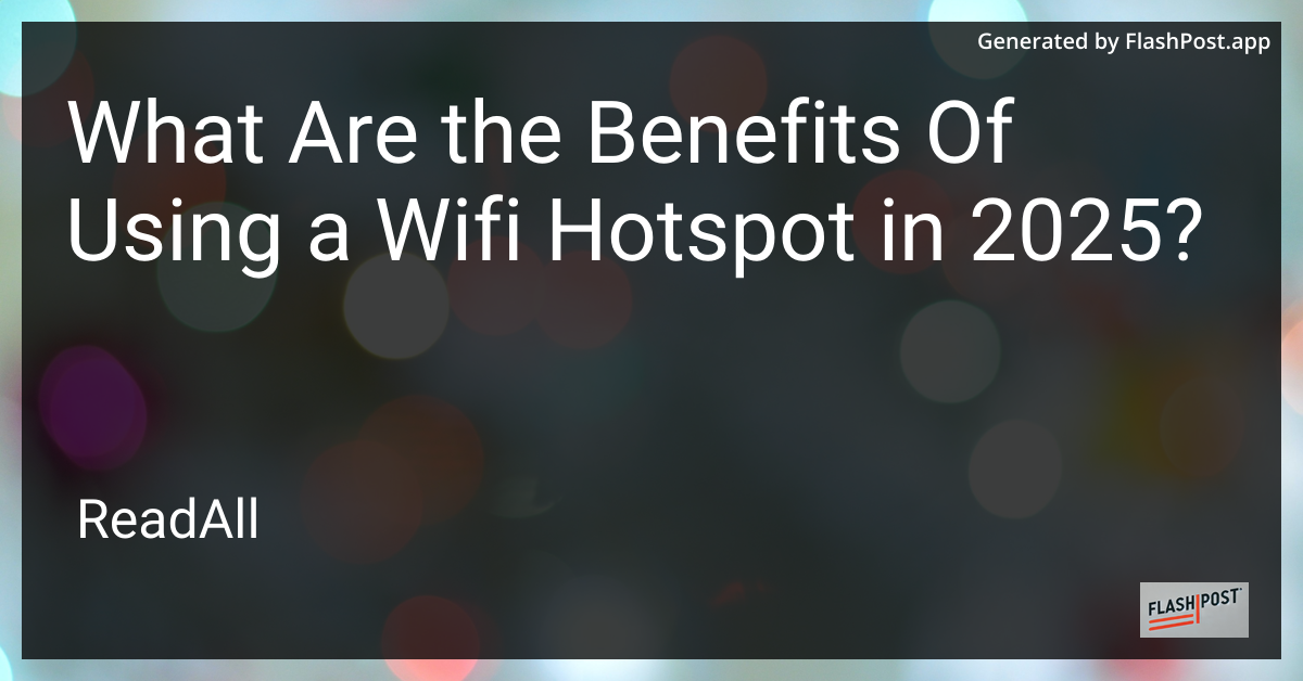 WiFi Hotspot
