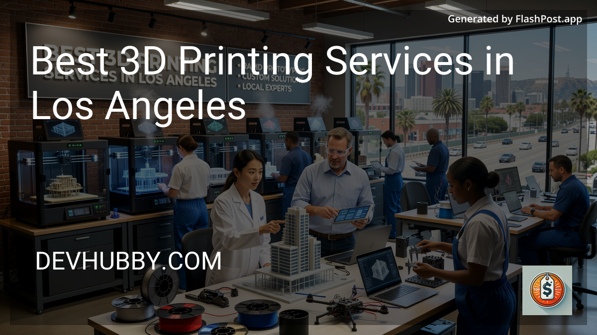 6 Best 3D Printing Services in Los Angeles in 2026