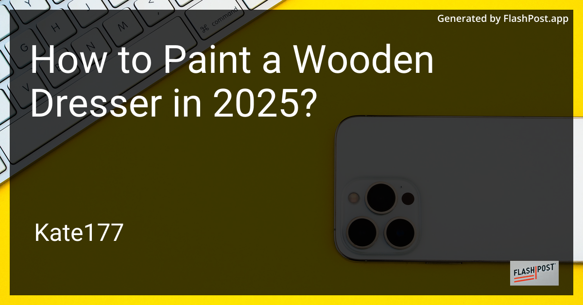 Painted Wooden Dresser