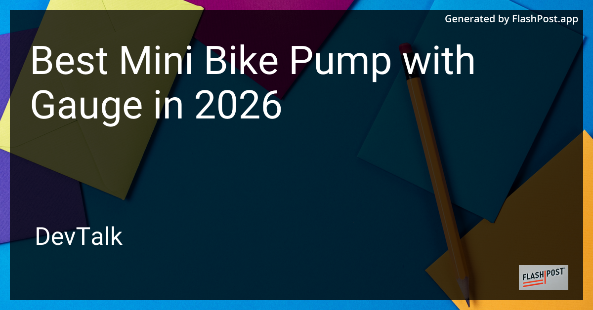 Best Mini Bike Pump with Gauge in 2026