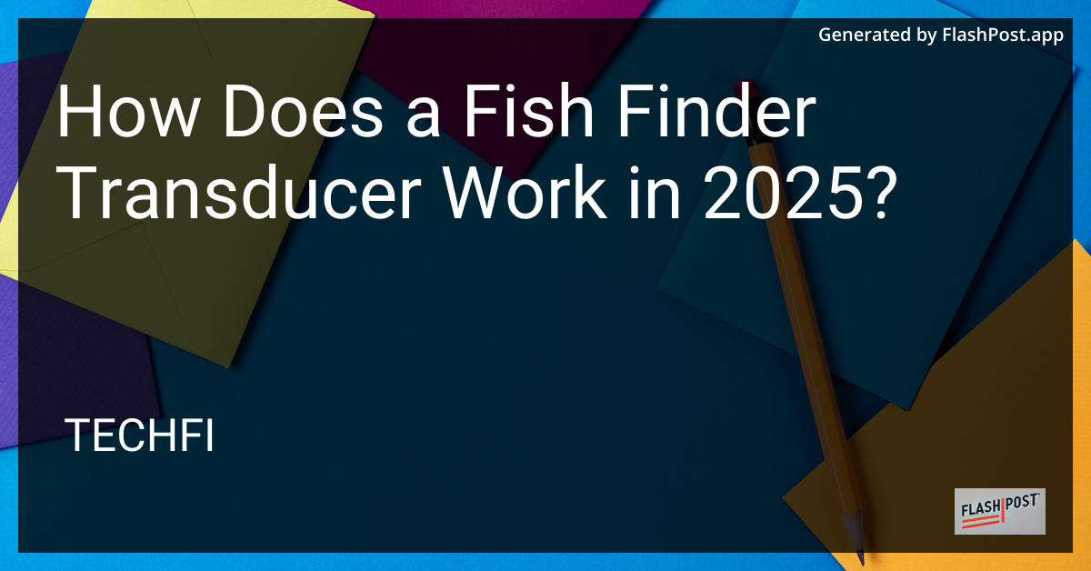 Fish Finder Transducer