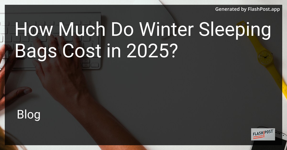 Winter Sleeping Bags