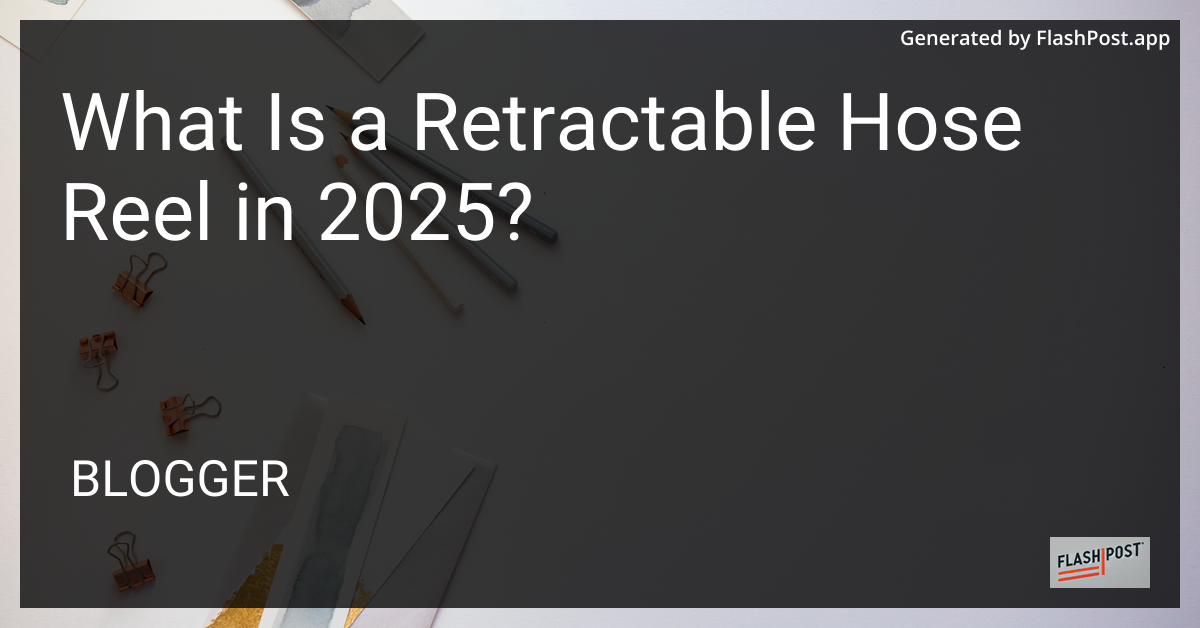 Retractable Hose Reel