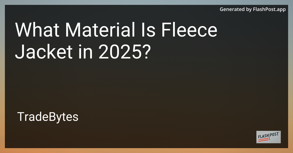 Fleece Jacket Material