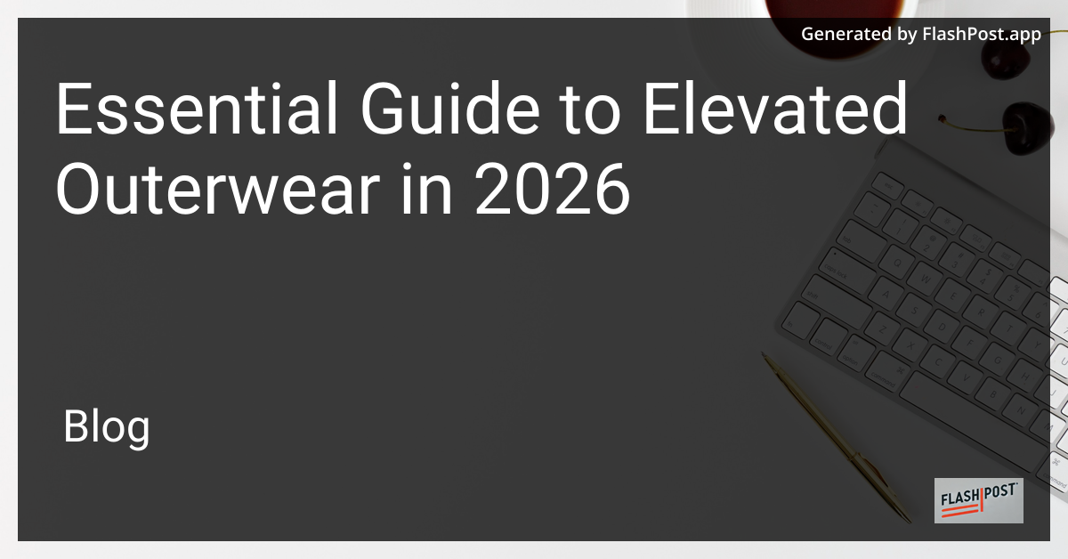 Essential Guide to Elevated Outerwear in 2026