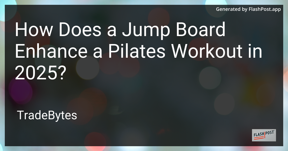 Pilates Jump Board