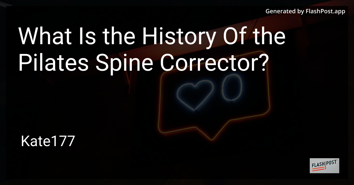Pilates Spine Corrector
