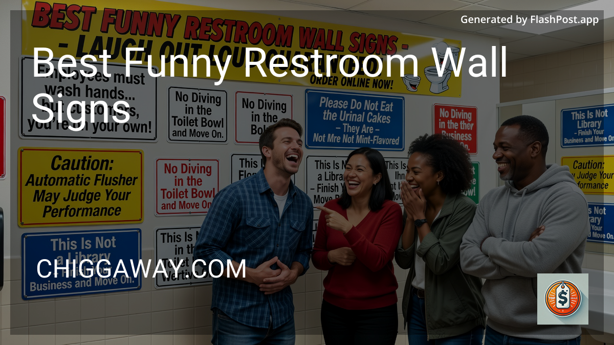 6 Best Funny Restroom Wall Signs in 2026