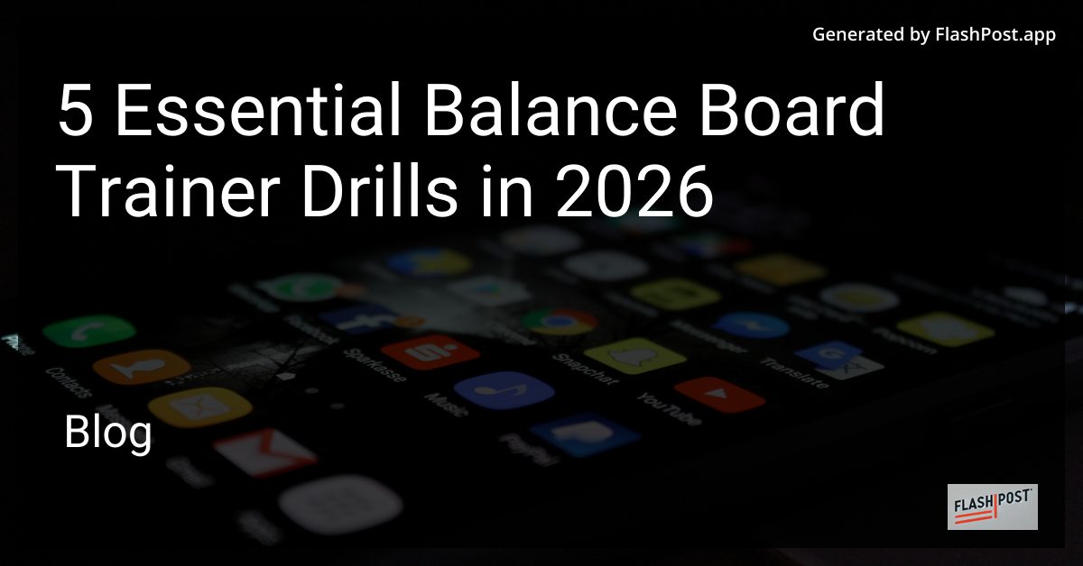 5 Essential Balance Board Trainer Drills in 2026