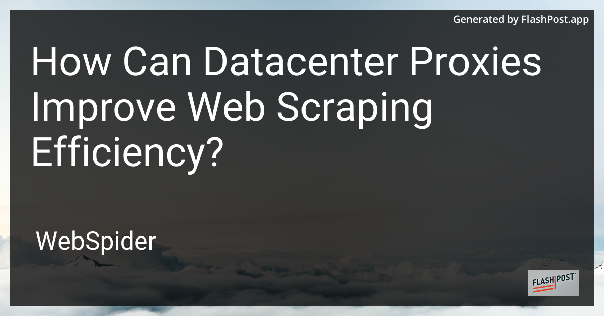 Datacenter Proxies