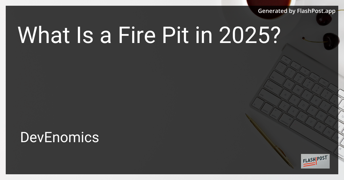 What Is a Fire Pit in 2025?