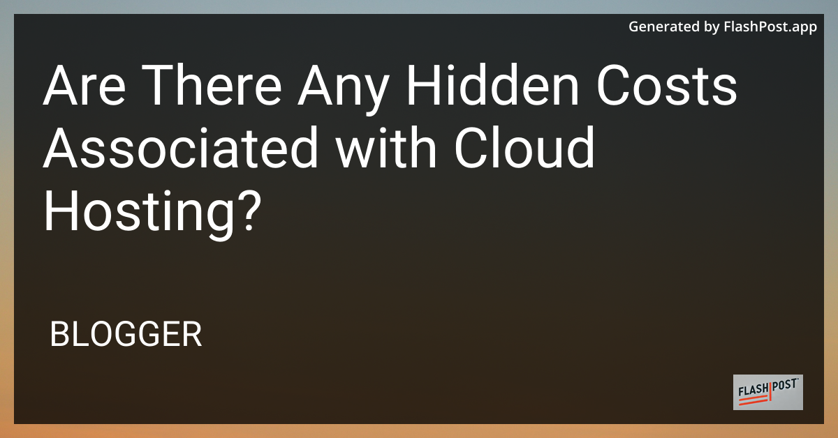 Cloud Hosting