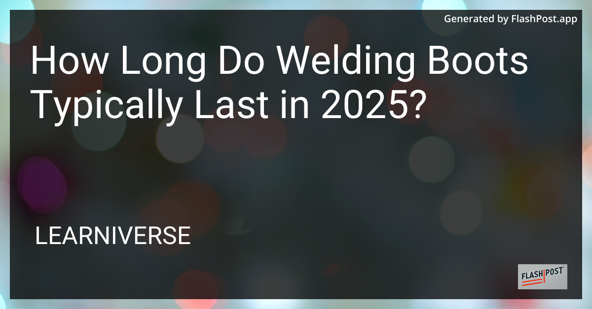 Welding Boots