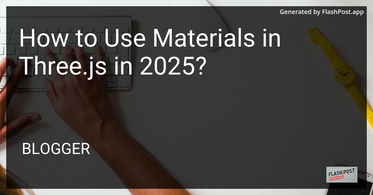 Three.js Materials
