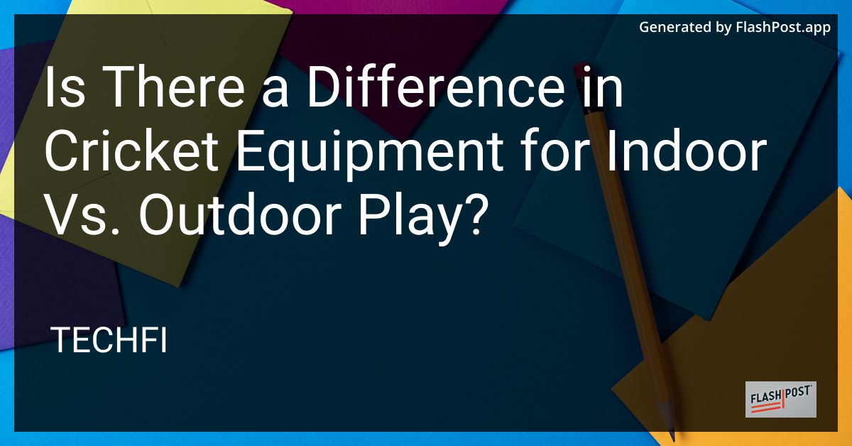 Cricket Equipment